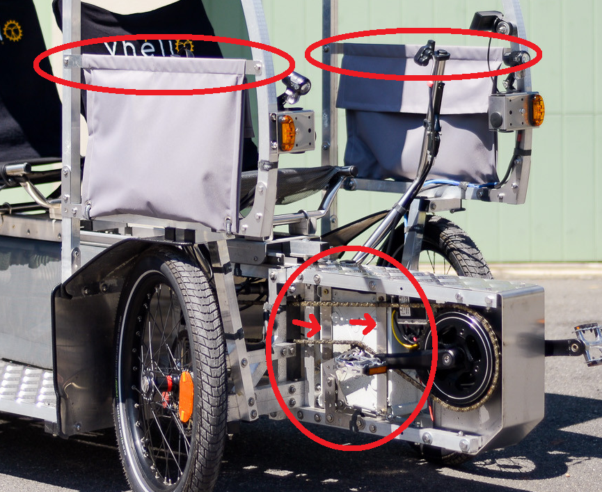 Fixation du boitier électrique.